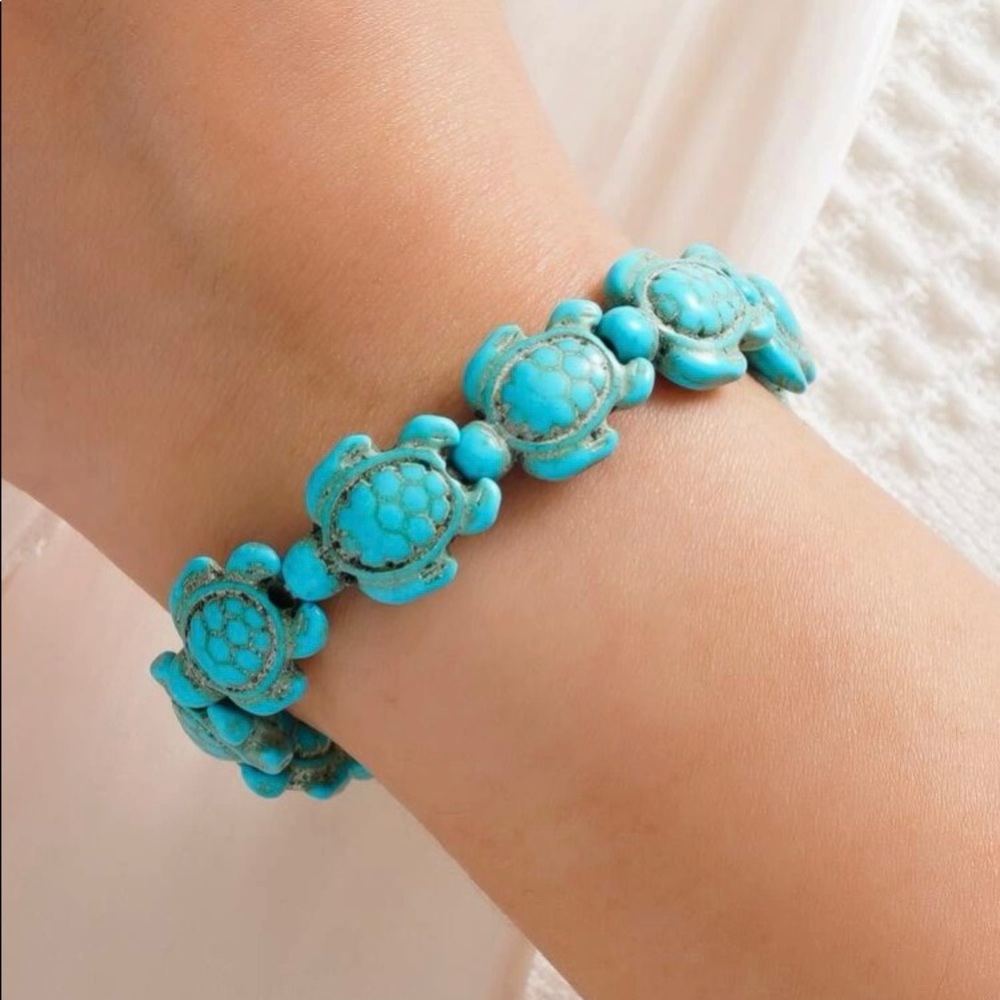 Turtle beaded bracelet ✨